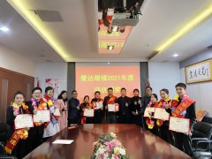 鹭达眼镜2021年度表彰大会